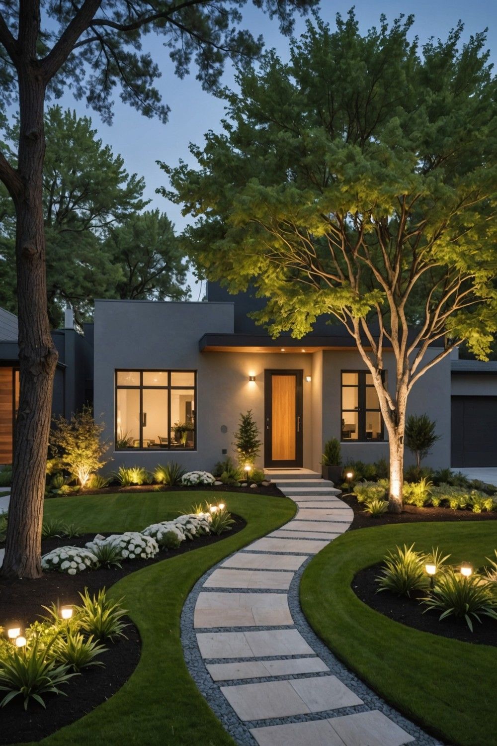 Outdoor garden lighting